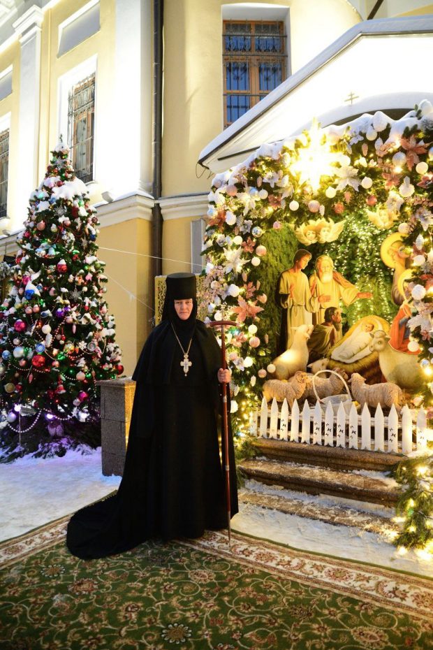 Поздравление с Рождеством Христовым от игумении Феофании