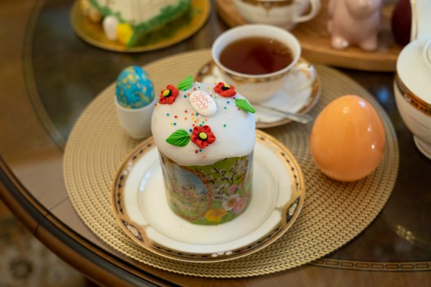 Пасхальное чаепитие в номере
